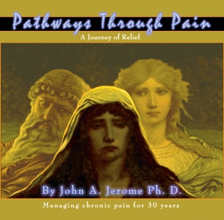 Client: Dr. John Jerome, Ph. D. ~ Pain Therapy Audio Disk Packaging Design, Front Ext. ~ Adobe Photoshop ~ 11/2006 ~ Lansing, MI