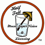 Client: Half-Full Music Super-Vision & Licensing - Logo - Illustration