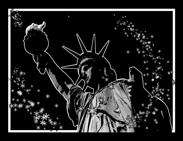 Annie: Statue of Liberty, stark